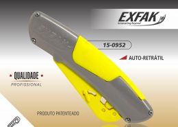 Estilete Auto Retratil de Aluminio