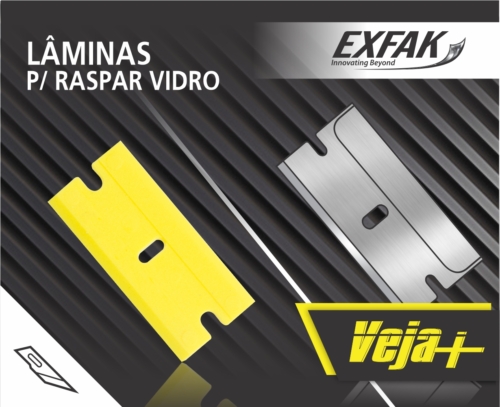 imagem lamina para raspar vidro